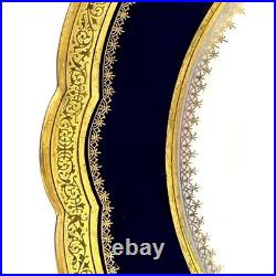 Sèvres Porcelain Château des Tuileries 1848 Heraldic Armorial Cabinet Plate