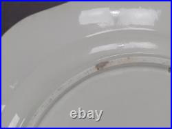 Sevres Style Hand Painted Watteau Scene Celeste Blue & Raised Gold Plate B Sevres Style Hand Painted Watteau Scene Celeste Blue & Raised Gold Plate B