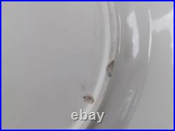 Sevres Style Hand Painted Watteau Scene Celeste Blue & Raised Gold Plate B Sevres Style Hand Painted Watteau Scene Celeste Blue & Raised Gold Plate B