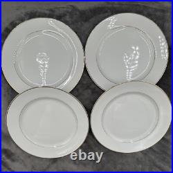 Sonnet Fine China White With Gold Trim Sonnet Fine China White With Gold Trim