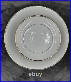 Sonnet Fine China White With Gold Trim Sonnet Fine China White With Gold Trim