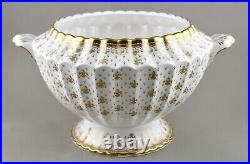Spode China England Fleur De Lys Gold Large Soup Tureen & Cover Y8063 1st Mint