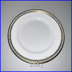 Spode Golden Bracelet 8 Bone China England Salad Plates