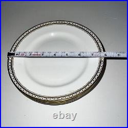 Spode Golden Bracelet 8 Bone China England Salad Plates