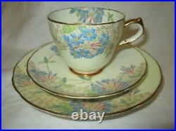 Stunning 37pc Copelands Grosvenor China Hand Painted Gilded Tea Set 1930-40
