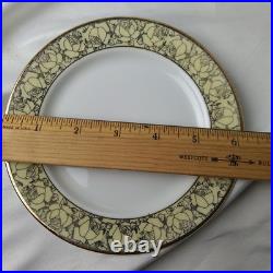 Superior China Bavaria (baveria) Warranted 22 Carat Gold Dinner Set (71 Pieces)