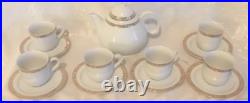 THUN KARLOVARSK White with Gold Accent Porcelain China Tea Set-Great Condition THUN KARLOVARSK White with Gold Accent Porcelain China Tea Set-Great Condition