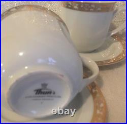 THUN KARLOVARSK White with Gold Accent Porcelain China Tea Set-Great Condition THUN KARLOVARSK White with Gold Accent Porcelain China Tea Set-Great Condition