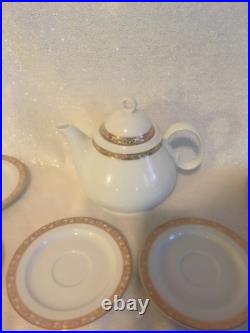 THUN KARLOVARSK White with Gold Accent Porcelain China Tea Set-Great Condition THUN KARLOVARSK White with Gold Accent Porcelain China Tea Set-Great Condition