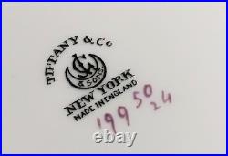 TIFFANY COMPANY NY 6 RARE JEWELED w ROSES & GOLD 1920s Plates China Porcelain