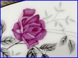 Tangshan Porcelain China, 30 pc. Service for 6 Place Setting Pink Roses Gold