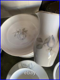Thomas Germany Plate Set Fine Porcelain China 63 Pc Floral Pattern Gold Trim