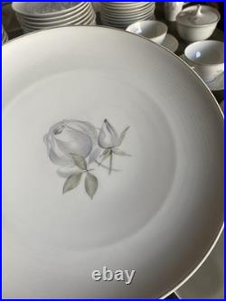 Thomas Germany Plate Set Fine Porcelain China 63 Pc Floral Pattern Gold Trim