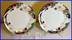 Tienshan Magnolia Fine China 20-Pc Set #2360-Porcelain-Gold Trim-New in Box 1996