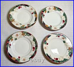 Tienshan Magnolia Fine China 20-Pc Set #2360-Porcelain-Gold Trim-New in Box 1996