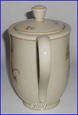 Tirschenreuth Porcelain China Floral Coffeepot withGold Tir 495