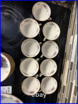 Tirschenreuth QUEEN'S ROSE Porcelain china set, Pattern 4416 Vintage 1920-1950