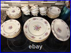 Tirschenreuth QUEEN'S ROSE Porcelain china set, Pattern 4416 Vintage 1920-1950