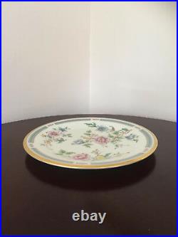 Tt Lenox Morning Blossom Vintage China Mint Salad Plates 8 1/8 Inch