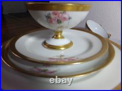 Unique muti brands Antique Dinner China Set of 46 pcs GOLD RIM ROSAL Pattern Unique muti brands Antique Dinner China Set of 46 pcs GOLD RIM ROSAL Pattern