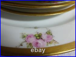 Unique muti brands Antique Dinner China Set of 46 pcs GOLD RIM ROSAL Pattern Unique muti brands Antique Dinner China Set of 46 pcs GOLD RIM ROSAL Pattern