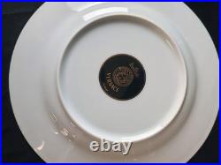 VERSACE Rosenthal China Medusa Red & Gold Dessert, Salad, Dinner Plates 4 Pc Set VERSACE Rosenthal China Medusa Red & Gold Dessert, Salad, Dinner Plates 4 Pc Set