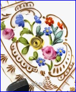 VTGDresde Carl Thieme Reticulated H/Paintedb Floral Design Cabinet Plate 10D