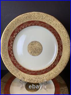 VTG Royal Bavarian China Hutschenreut Selb Bavar Dinner Plates 10.75 W Set Of 6