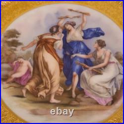 VTG Warranted 22 Karat Gold Dinner 11 In Plates Royal China Gold/Purle set of 6 VTG Warranted 22 Karat Gold Dinner 11 In Plates Royal China Gold/Purle set of 6