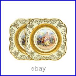 Victoria Czechoslovakia Le Roy Salad/Cabinet Plates (11)