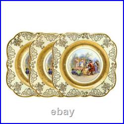 Victoria Czechoslovakia Le Roy Salad/Cabinet Plates (11)