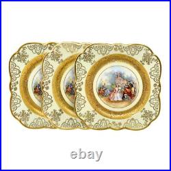 Victoria Czechoslovakia Le Roy Salad/Cabinet Plates (11)