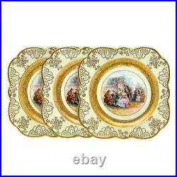 Victoria Czechoslovakia Le Roy Salad/Cabinet Plates (11)