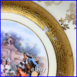 Victoria Czechoslovakia Le Roy Salad/Cabinet Plates (11)