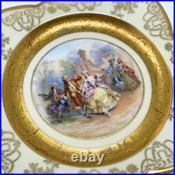 Victoria Czechoslovakia Le Roy Salad/Cabinet Plates (11)