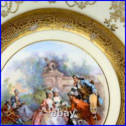 Victoria Czechoslovakia Le Roy Salad/Cabinet Plates (11)