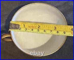 Vignaud VIG28 Wanamaker 3 Ea. Dinner Luncheon Plate Cup & Saucer Gold Encrusted