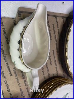 Vintage 35 ROYAL CHINA INC Plates Golden Valley 22 K Gold Trim (LARGE LOT)