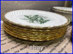 Vintage 35 ROYAL CHINA INC Plates Golden Valley 22 K Gold Trim (LARGE LOT)