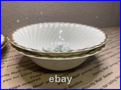 Vintage 35 ROYAL CHINA INC Plates Golden Valley 22 K Gold Trim (LARGE LOT)