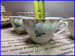 Vintage 35 ROYAL CHINA INC Plates Golden Valley 22 K Gold Trim (LARGE LOT)