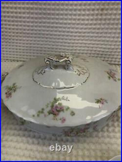 Vintage! 4Pc. Set of 14K. Gold Inlay Saxony Fine China