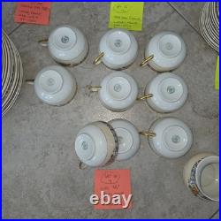 Vintage 94 Piece Limoges China Set Mid 1950s Finest Porcellain Pristine No Chips