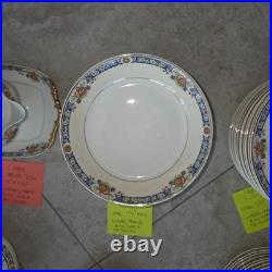 Vintage 94 Piece Limoges China Set Mid 1950s Finest Porcellain Pristine No Chips