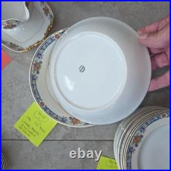 Vintage 94 Piece Limoges China Set Mid 1950s Finest Porcellain Pristine No Chips
