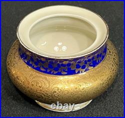 Vintage ALKA Kunst Kronach Bavaria Tea Set 13 piece set Gold and Blue