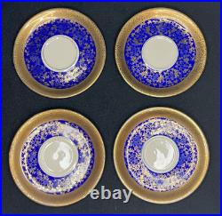 Vintage ALKA Kunst Kronach Bavaria Tea Set 13 piece set Gold and Blue
