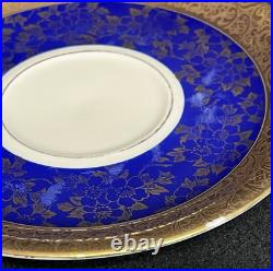 Vintage ALKA Kunst Kronach Bavaria Tea Set 13 piece set Gold and Blue