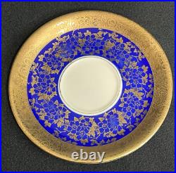 Vintage ALKA Kunst Kronach Bavaria Tea Set 13 piece set Gold and Blue