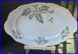 Vintage Bavaria Germany Porcelain Plate Floral Design Gold Trim